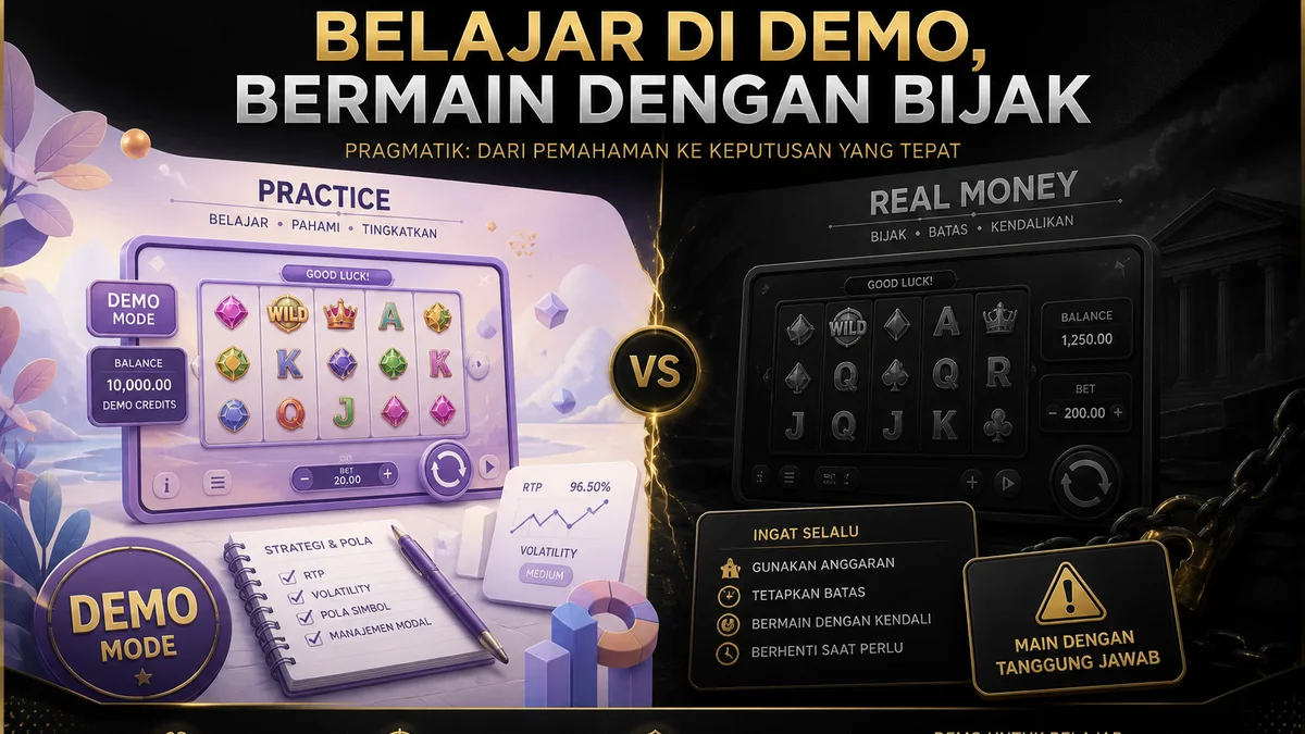 Pragmatic demo slot: bedakan mode latihan dan uang asli